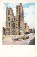BELGIQUE - Bruxelles - L'Eglise Sainte Gudule - Carte Postale Ancienne - Monumenten, Gebouwen