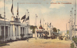 BELGIQUE - Bruxelles - Exposition Universelle De Bruxelles 1910 - 21 Avenue Des Concessions - Carte Postale Ancienne - Prachtstraßen, Boulevards