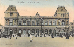 BELGIQUE - Bruxelles - La Gare Du Nord - Carte Postale Ancienne - Schienenverkehr - Bahnhöfe
