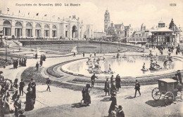 BELGIQUE - Bruxelles - Exposition De Bruxelles 1910 - Le Bassin - Carte Postale Ancienne - Universal Exhibitions