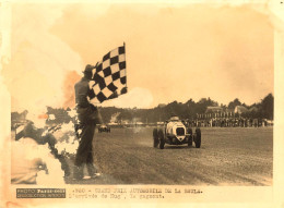 La Baule * Grand Prix Automobiles * Arrivée Pilote De Course HUG Gagnant * Voiture Bugatti ? * Photo Ancienne 20x14.8cm - La Baule-Escoublac