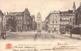 BELGIQUE - Bruxelles - Rue De La Régence Et Palais De Justice - Carte Postale Ancienne - Andere & Zonder Classificatie