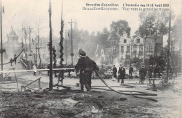 BELGIQUE - Bruxelles-Exposition - L'Incendie Des 14-15 Août 1910 - Vue Vers Le Grand Portique - Carte Postale Ancienne - Exposiciones Universales