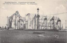 BELGIQUE - Bruxelles-Exposition - L'Incendie Des 14-15 Août 1910 - Ruines Du Palais De.. - Carte Postale Ancienne - Mostre Universali