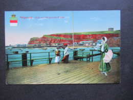 AK Um 1910 Helgoland Blick Von Der Grossen Brücke / Verlag Otmar Zieher, München - Helgoland