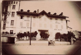 Chatel Guyon * 1898 * Le Grand Hôtel Des Bains * Photo Ancienne 8.8x6.4cm - Châtel-Guyon