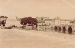 Chabanais * 1915 * Vue De La Ville , Pont Et Moulin * Photo Ancienne 9.4x6.2cm - Autres & Non Classés