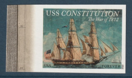 UNITED STATES 2012 Bicentenary Of The War Of 1812 / USS Constitution IMPERFORATE: Single Stamp UM/MNH - Neufs