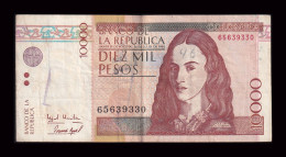 Colombia 10000 Pesos 1995 Pick 444a Bc/+ F/+ - Kolumbien