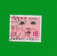 JAPAN 1971  Gestempelt°used/Bedarf  # Michel-Nr. 1125  #  STANDESAMT - Gebraucht