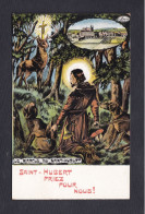 Belgique Saint Hubert Priez Pour Nous - Le Miracle De St Hubert ( Illustrée Chasse Chasseur Cerf Marco   56425) - Saint-Hubert