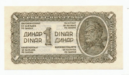 Yugoslavia - 1 Dinar 1944. P48a, UNC. (Y027) - Yougoslavie