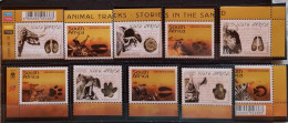 Südafrika 2006 Tierspuren Mi 1715/24** Set - Unused Stamps