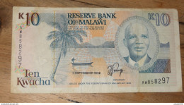 MALAWI : 10 Kwacha 1992 ......... PHI ...... E2-67c - Malawi