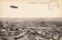 Marseille * Vue Générale De La Ville * Aviation * Ballon Dirigeable Zeppelin - Ohne Zuordnung