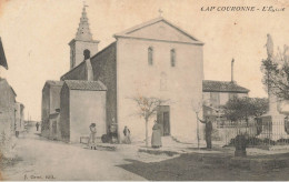 Cap Couronne , Martigues * Place Et église Du Village * Villageois - Martigues