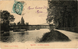 CPA Neuville Le Pont Suspendu FRANCE (1307711) - Neuville-sur-Oise