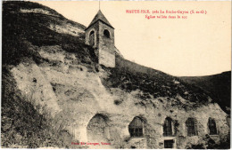 CPA Haute-Isle Eglise Taillee Dans Le Roc FRANCE (1307925) - Haute-Isle