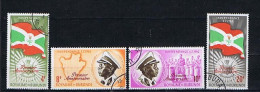 Burundi 1963: Michel 53-56 Used, Gestempelt - Gebruikt