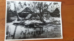 3 Photos Originale Au Dos 1969 Cyclone De Mananjura , Madagascar - Lugares