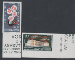 Cameroun N° 379 / 80  Nd XX  Anniversaire De L'Europafrique Les 2 Valeurs Non Dentelées, Sans Charnière TB - Cameroun (1960-...)