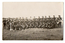 CPA 3387 - MILITARIA - Carte Photo Militaire - Un Groupe De Chasseurs Alpins Musiciens - Personen