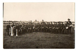 CPA 3388 - MILITARIA - Carte Photo Militaire - Un Groupe De Chasseurs Alpins Musiciens - Personnages