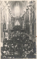 Lisieux * Carte Photo * Intérieur De L'église Un Jour De Fête * Photographe GOUPIL - Lisieux