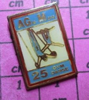 810G Pin's Pins / Beau Et Rare / SPORTS / CLUB GYMNASTIQUE DANSE 25 ANS AG MANS ? - Gymnastiek