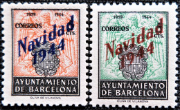 Espagne > Barcelone Navidad 1944 Edifil  N° SH NE 25 Et SH NE 26 MNH - Barcelona