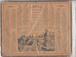 CALENDRIERS DES POSTES (1887)  Peche Miraculeuse Sur Le Lac Genesareth (defaut Coin Bas Gauche)27x26 - Formato Grande : ...-1900