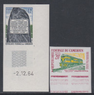 Cameroun N° 392  / 93   Nd XX  Inauguration Ligne Mbanga-Kumba : Les 2 Valeurs Non Dentelées, Sans Charnière TB - Cameroun (1960-...)