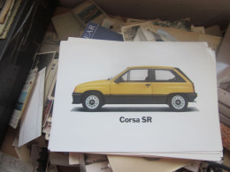 Old Poster Plakat Opel Corsa SR  31x21 Cm - Voitures