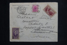 LIBAN - Enveloppe Du Correspondant Consulaire Suisse à Tripoli Pour La Suisse En 1938 - L 144298 - Storia Postale