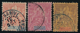 Madagascar N°37/39 - Oblitéré - TB - Used Stamps