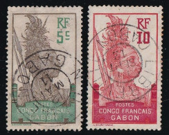 Gabon N°36/37 - Oblitéré - TB - Used Stamps
