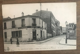 CPA GENTILLY 94 Hôtel Des Postes Et Rue Dufaut - Gentilly