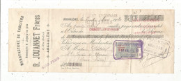 Mandat, Manufacture De Tabliers, R. JOUANNET FRERES, ANGOULEME, 1920, Frais Fr 1.75 E - Wissels