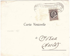 1946 LETTERA PER CURIA VESCOVILE IVREA AOSTA - Storia Postale