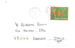 2007 OISEAUX DE PARADIS LETTERA PER ITALIA - Storia Postale