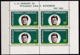 CM-62 – CAMEROON – BLOCKS - 1964 – J.F. KENNEDY - Y&T # 3 MNH 12 € - Cameroun (1960-...)
