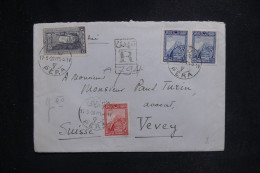 TURQUIE - Enveloppe En Recommandé De Pera Pour La Suisse En 1928 - L 144317 - Briefe U. Dokumente