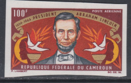 Cameroun PA N° 64  Nd XX Centenaire De La Mort Du Président Lincoln, Non Dentelé, Sans Charnière TB - Cameroun (1960-...)