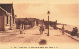 Chatelaillon * Avenue De La Plage Et Les Villas * Villa * Villageois - Châtelaillon-Plage