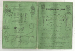 Livret De Compte, Quincaillerie, Sellerie & Horlogerie B. LUCAROTTI FILS AINE, 79, Niort, 2 Scans, 1877, Frais Fr 3.35 E - Alcoholen & Sterke Drank