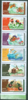 BRAZIL #4856-61 - BENEFICIAL INSECTS ( BEES - DUNG BEES - PRAYING MANTIS - LADYBUGS )  STRIP OF 6 - 2021  MINT - Ungebraucht