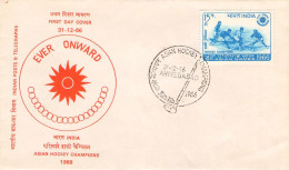 INDIA - FDC 1966 HOCKEY Mi 420 / *263 - FDC