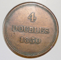 GUERNESEY - 4 DOUBLES 1830 - Guernsey
