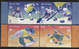 ONU New-York 2022 - Sport For Peace - 4 Timbres De Feuillets ** - Unused Stamps