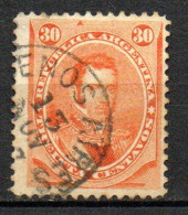 Col33 Argentine Argentina 1867  N° 21 Oblitéré Cote : 22,50€ - Used Stamps
